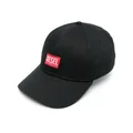 Diesel Corry-Jacq logo-appliqué baseball cap - Black