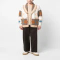 Alanui Icon jacquard knitted cardigan - Neutrals