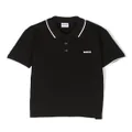 BOSS Kidswear logo-embossed polo shirt - Black