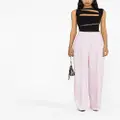 Alexander McQueen high-waisted pleated trousers - Pink