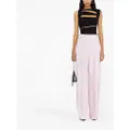 Alexander McQueen high-waisted pleated trousers - Pink