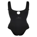 Moncler cut-out one-piece swimsuit - Black