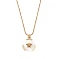 Versace La Medusa Mother of Pearl Necklace - Gold