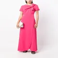Paule Ka asymmetric maxi dress - Pink