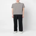 ASPESI stripe-print short-sleeved T-shirt - Blue