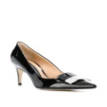Sergio Rossi pointed bow pumps - Black