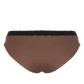 Marysia high-waisted elasticated bikini bottoms - Brown