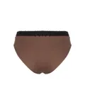 Marysia high-waisted elasticated bikini bottoms - Brown