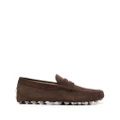 Tod's Gommino calf-suede loafers - Brown