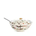 Seletti Hybrid Maurilia sugar pot with spoon - White