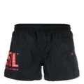 Diesel Bmbx-Nico logo-print swim shorts - Black