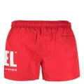 Diesel Bmbx-Nico logo-print swim shorts - Red