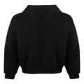 MSGM logo-print cotton hoodie - Black