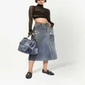 Dolce & Gabbana denim-patchwork midi skirt - Blue