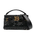 Balmain B-Buzz 22 quilted leather tote bag - Black