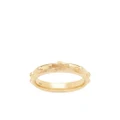 Dolce & Gabbana 18kt yellow gold studded band ring