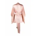 Carine Gilson floral-detail dressing gown - Pink