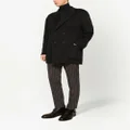 Dolce & Gabbana double-breasted cashmere peacoat - Black