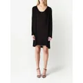 TOM FORD long knitted cardigan - Black