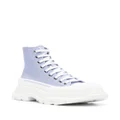 Alexander McQueen platform-sole ankle boots - Purple