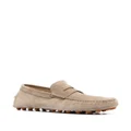 Tod's suede penny-slot loafers - Neutrals