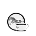 Dolce & Gabbana zebra-print porcelain tea set - White