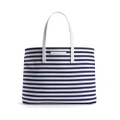 Giuseppe Zanotti striped tote bag - White