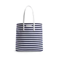 Giuseppe Zanotti striped tote bag - White