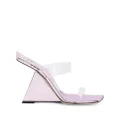 Giuseppe Zanotti Florance Plexi 105mm sandals - Pink