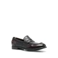 Officine Creative penny-slot leather loafers - Brown