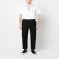 Calvin Klein drawstring-waist straight-leg trousers - Black