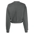 Calvin Klein Jeans logo-print washed sweatshirt - Grey