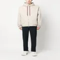 Moncler logo-patch hooded jacket - Neutrals