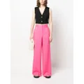 MSGM high-waist wide-leg trousers - Pink