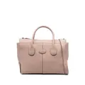 Tod's grained-leather tote bag - Neutrals