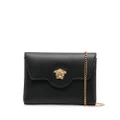 Versace Medusa-plaque leather crossbody bag - Black