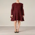 Giambattista Valli lace embroidery dress - Red