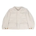 Brunello Cucinelli Kids water-resistant shirt jacket - Neutrals