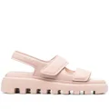 Vic Matie touch-strap leather sandals - Pink