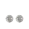 David Yurman sterling silver Sculpted Cable stud earrings
