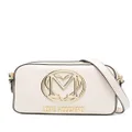 Love Moschino logo-plaque detail crossbody bag - Neutrals