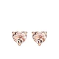 David Yurman 18kt rose gold Chatelaine Heart morganite stud earrings - Pink