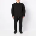 Rick Owens fitted long-sleeved shirt - Black