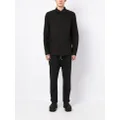Rick Owens fitted long-sleeved shirt - Black