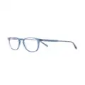 Garrett Leight Brooks transparent-frame glasses - Blue