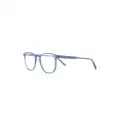 Garrett Leight Brooks transparent-frame glasses - Blue