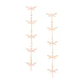 Anapsara Dragonfly drop earrings - Metallic