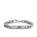 Balenciaga BB Icon gourmette-chain bracelet - Silver