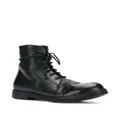 Marsèll lace-up combat boots - Black