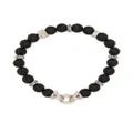 Ferragamo stone beaded bracelet - Black